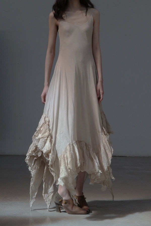 marc le bihan flower frilly suspender skirt 2199 POUSSIERE